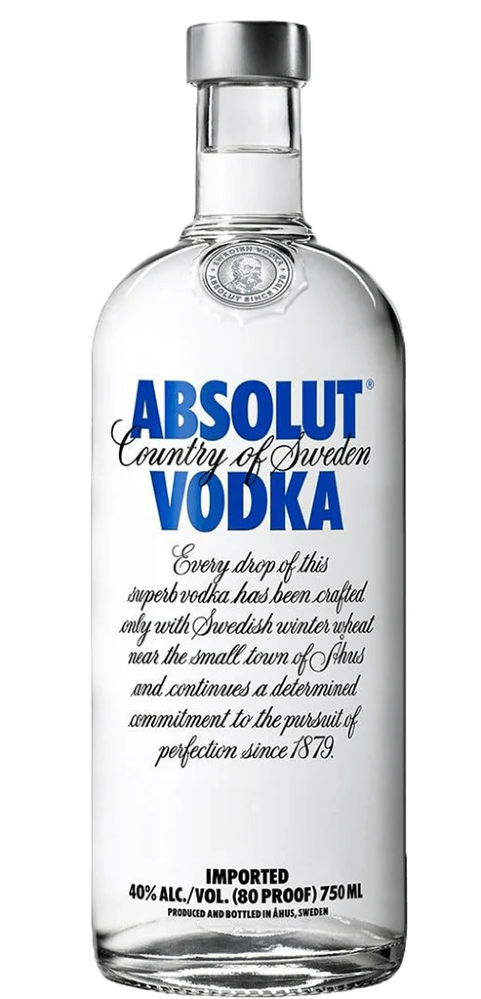 Rượu Vodka Thụy Điển Absolut Vodka 1000ml